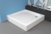 Kolpa San Trin 80x80 cm szögletes zuhanytálca, előlappal együtt Kolpa San Trin 80x80 cm szögletes zuhanytálca, előlappal együtt