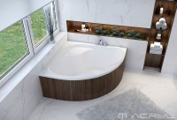 M-Acryl Samanta 140x140 cm akril sarokkád+tartóláb szett M-Acryl Samanta 140x140 cm akril sarokkád+tartóláb szett