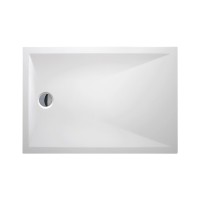 Roltechnik Marmo Neo Square 80x140 cm aszimmetrikus, szögletes, öntöttmárvány zuhanytálca