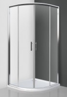 Sanipro HGR 2 90x90cm íves tolóajtós zuhanykabin zuhanytálca nélkül. 