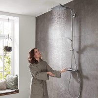 Hansgrohe Crometta E 240 Showerpipe zuhanyrendszer termosztátos csapteleppel 27271000  Hansgrohe Crometta E 240 Showerpipe zuhanyrendszer termosztátos csapteleppel 27271000