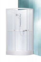 Sanipro simple komplett, 90x90 cm Ãves zuhanykabin hátfallal ...