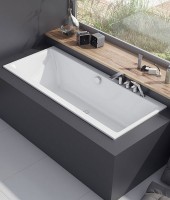 Pryzmat slim 170x75 cm egyenes akril kád kádláb Akril kád akció