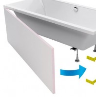 Wellness wave 150 cm akril kád elÅlap
