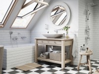 Ferro Squerto Lux szögletes zuhanyrendszer fej- és kézizuhannyal, szappantartó polccal, csaptelep né Ferro Squerto Lux szögletes zuhanyrendszer fej- és kézizuhannyal, szappantartó polccal, csaptelep né