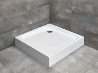 Radaway Rodos C 90x90 cm szögletes, akril zuhanytálca állítható lábbakkal + ajándék szifonnal együtt Radaway Rodos C 90x90 cm szögletes, akril zuhanytálca állítható lábbakkal + ajándék szifonnal együtt