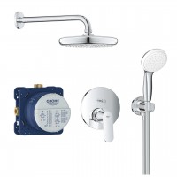 Grohe Eurosmart Cosmopolitan falsík alatti komplett zuhanyrendszer, Tempesta 210 fejzuhannyal 252190