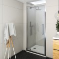 Roltechnik ECDO1N Exclusive Line 90 cm nyíló ajtós zuhanyajtó, Brillant ezüst kerettel