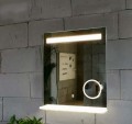 Arezzo Design LED okostükör 60x80 cm, kozmetikai tükörrel, hangszóróval, polccal AR6080KT