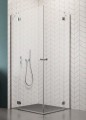 Radaway Torrenta KDD 100Jx80B cm aszimmetrikus zuhanykabin, dupla kifelé nyíló ajtóval, átlátszó üve