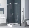 New Trendy Suvia 90x90 cm szögletes zuhanykabin, Active Shield vízlepergető üvegbevonattal