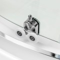 New Trendy Suvia 80x80 cm íves zuhanykabin, Active Shield vízlepergető üvegbevonattal + Suvia ö