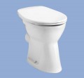 Alföldi Bázis 4030 00  laposöblítésű, hátsó kifolyású álló WC csésze