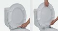 MKW Benefit Slim lecsapódásmentes WC ülőke, rozsdamentes fém zsanérral S0A5T002