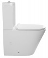 Sapho Paco PC1012 kombi WC Rimless - perem nélküli, alsó-hátsó kifolyású, tartállyal soft cl