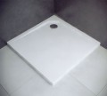Besco Acro Slim (lapos) szögletes 80x80x3,5 cm öntött márvány zuhanytálca