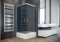 Besco Modern 80x80x165 cm szögletes zuhanykabin átlátszó vagy frost (intim) üveggel választható