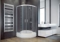 Besco Modern 90x90x165 cm íves zuhanykabin átlátszó vagy frost (intim) üveggel választható