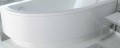 Besco Praktika 150 cm jobbos vagy balos akril aszimmetrikus kád előlap