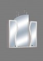 Guido S Modell 1015 fali szekrény középen íves tükörrel lámpa nélkül