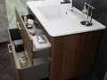 Tboss Torino 90 alsó fürdőszobabútor 2 fiókkal, mosdóval, 34 színben választható