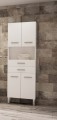 Tboss Trend - Trento M60 N álló kiegészítő fürdőszobabútor 4 ajtóval, 2 fiókkal, nyitott polccal, 7 
