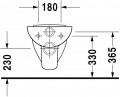  Duravit D-Code fali WC mélyöblítésű 