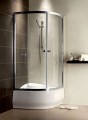 Radaway Premium Plus A 90x90x170 cm íves zuhanykabin, átlátszó üveggel, Easy Clean bevonattal, króm 