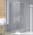 Wellis Apollo szögletes zuhanykabin 2 tolóajtóval 90x90x190 cm, átlátszó üveggel + Easy Clean bevona