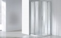 Wellis Scorpio 90x90 cm íves zuhanykabin 2 nyílóajtóval, átlátszó üveggel + Easy Clean bevonattal