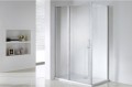 Wellis Triton 120x80 cm szögletes zuhanykabin 1 nyílóajtóval, króm kerettel, átlátszó üveggel + Easy