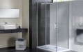 Wellis Vincenzo 120x80 cm szögletes zuhanykabin 1 tolóajtóval, exkluzív felső görgőkkel, átlátszó üv