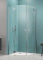 Radaway Torrenta PDD E 90x80 cm íves, aszimmetrikus zuhanykabin, kifelé nyíló dupla ajtóval, átlátsz