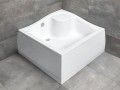 Radaway Korfu C szögletes zuhanytálca 80x80 cm, előlappal, lábbal, szifonnal és leeresztővel