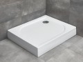 Radaway Delos D szögletes, aszimmetrikus zuhanytálca 90x75 cm, előlappal, lábbal és szifonnal együtt