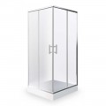 Roltechnik Project Line Orlando Neo 80x80x190cm szögletes zuhanykabin, tolóajtókkal, intim üveggel