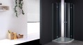 Wellis Arno íves zuhanykabin 2 nyílóajtóval 90x90x200 cm + Easy Clean bevonattal