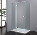 Wellis Clyde 120x90 cm szögletes zuhanykabin, 1 nyílóajtóval, átlátszó üveggel + Easy Clean bevonatt