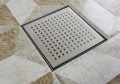Wellis W-Drain prémium rozsdamentes acél padlóösszefolyó 15x15x7,5 cm