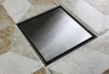 Wellis W-Drain prémium rozsdamentes acél padlóösszefolyó, burkolható - teli fedlappal 15x15x7,5 cm
