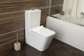 Sapho Porto PC102 kombi monoblokk WC, alsó-hátsó kifolyású + tartály + lecsapódásmentes WC ülőke