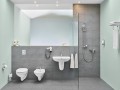 Grohe Bau Ceramic perem nélküli fali WC + lecsapódásmentes WC ülőke