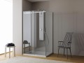 Kolpa San Dorsa TK 120x90 cm szögletes zuhanykabin, nyíló ajtóval, univerzális