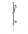 Hansgrohe Croma Select S Vario-Unica fehér-króm rudas zuhanyszett, szappantartóval 26566400