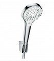 Hansgrohe Croma Select S Zuhanytartó szett Vario 125 cm-es zuhany gégecsővel, fali tartóval 26421400