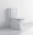 Duravit D-Code Monoblokk WC falhoz tolható, 35,5x65 cm, mélyöblítésű, tartállyal együtt