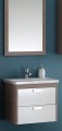 Kolpa San Sara 62 komplett fürdőszobabútor mosdóval, tükörrel, 2 választható színben