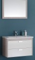 Kolpa San Sara 82 komplett fürdőszobabútor mosdóval, tükörrel, 2 választható színben