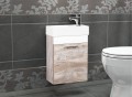 Guido Start Mini Korfu 40 cm fali kis fürdőszobabútor kézmosóval