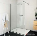 Roltechnik Ecwalk 1400 Walk-in zuhanyfal, brillant ezüst profillal, 140x207 cm